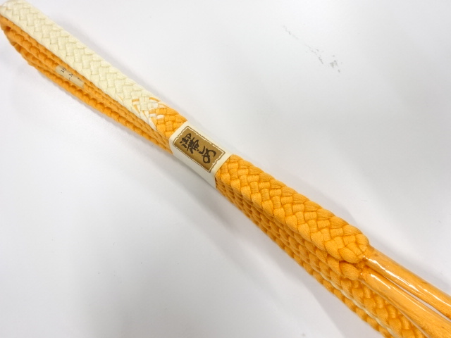 未使用品　正絹　手組帯締め